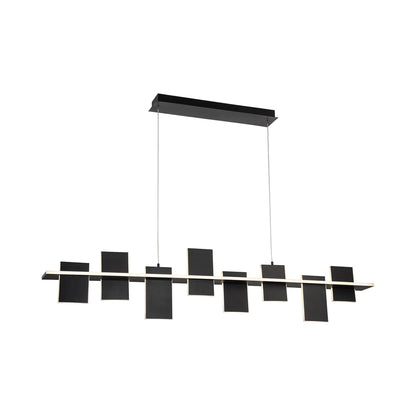 Affilato Linear LED Chandelier in Detail.