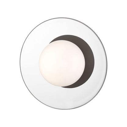 Ancona Ceiling / Wall Light in Metallic Black (11.75-Inch).