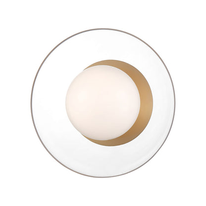 Ancona Ceiling / Wall Light in Soft Brass (11.75-Inch).