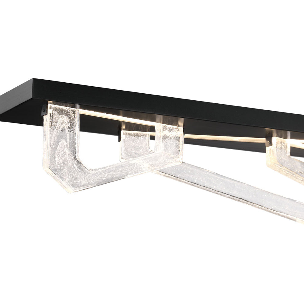 Arezzo Linear LED Chandelier in Detail.