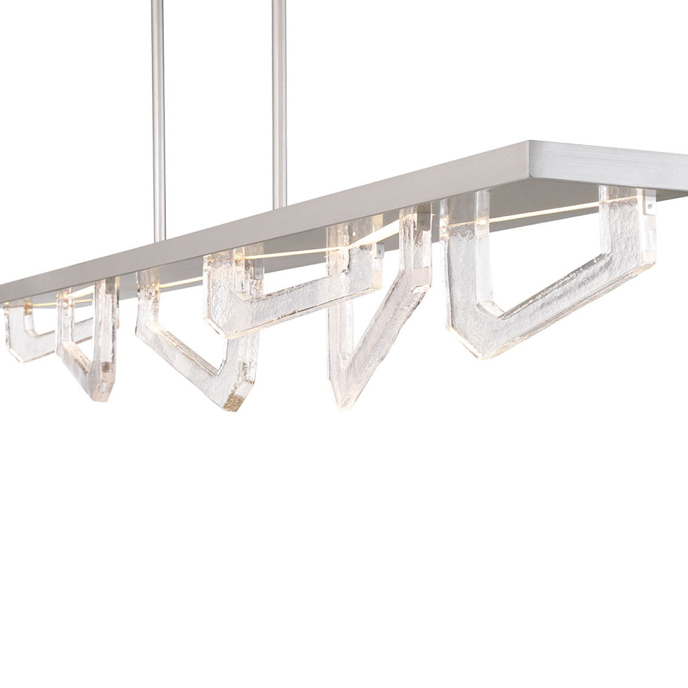 Arezzo Linear LED Chandelier in Detail.