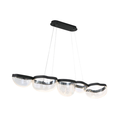 Aveah Linear LED Chandelier in Detail.