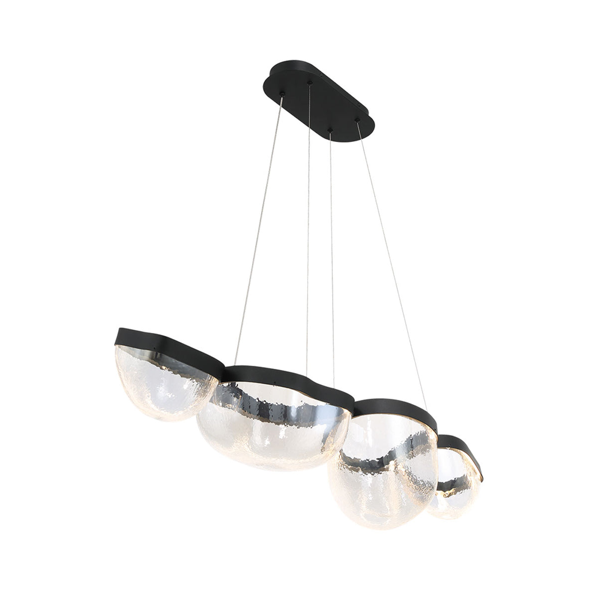 Aveah Linear LED Chandelier in Detail.