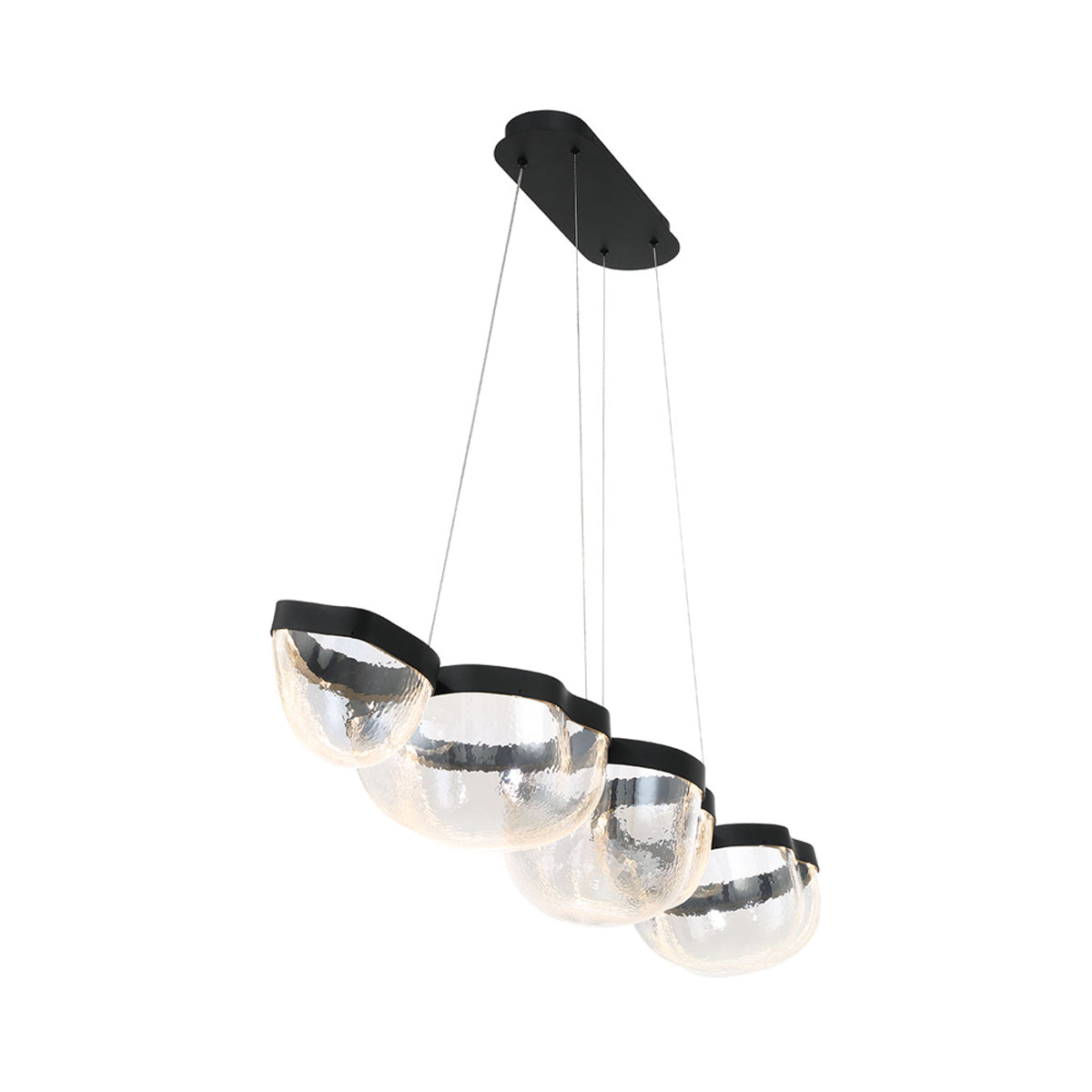 Aveah Linear LED Chandelier in Detail.
