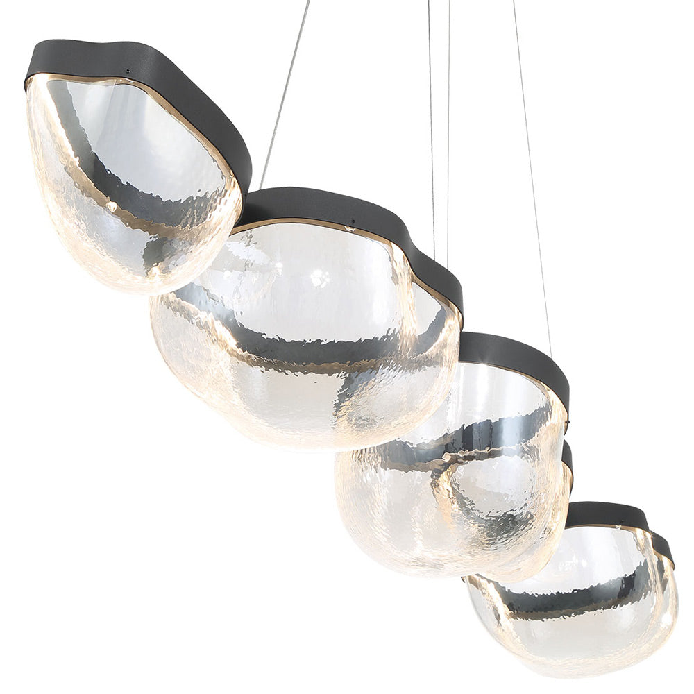 Aveah Linear LED Chandelier in Detail.