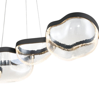 Aveah Linear LED Chandelier in Detail.