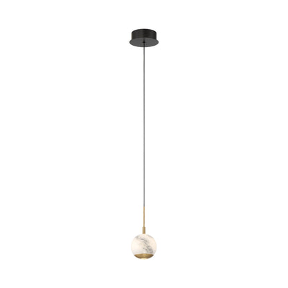 Baveno LED Pendant Light in Matte Black.