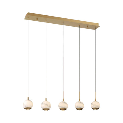 Baveno Linear LED Chandelier in Detail.