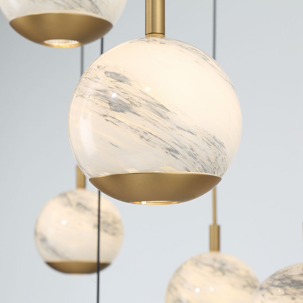 Baveno Multi Light LED Pendant Light in Detail.