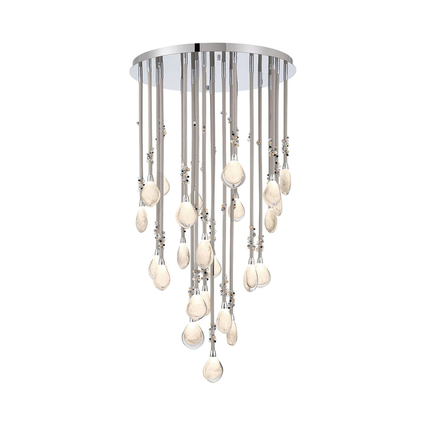 Bellissima LED Chandelier in Chrome (24-Light).