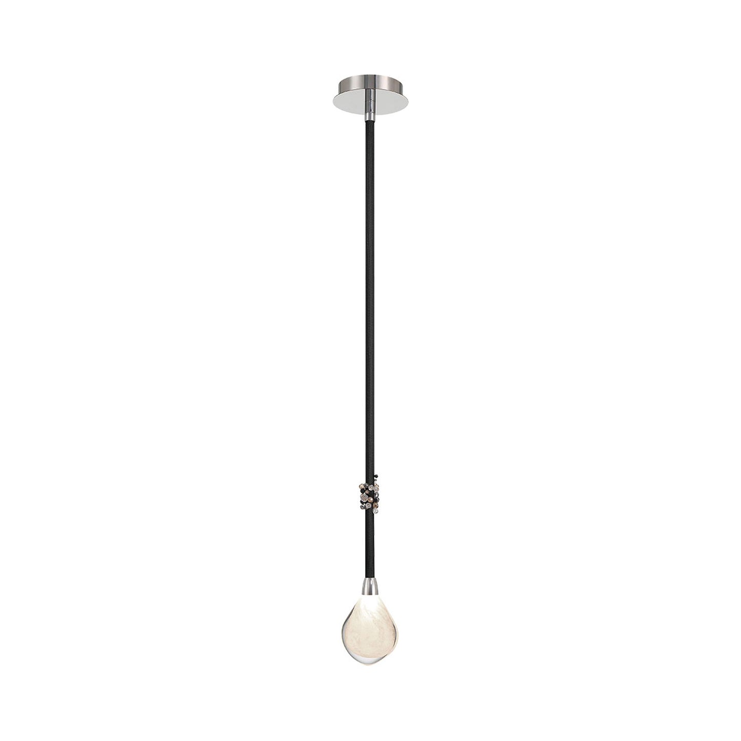 Bellissima LED Pendant Light in Black Sleeve.