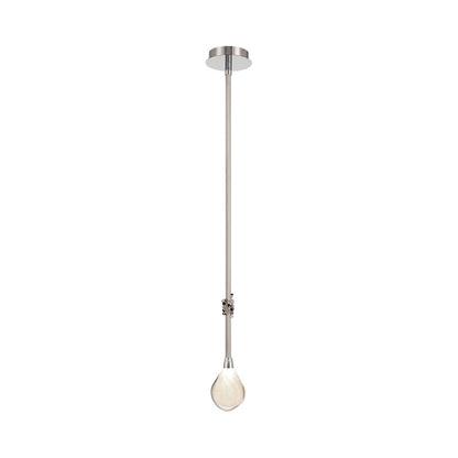 Bellissima LED Pendant Light in Silver Sleeve.