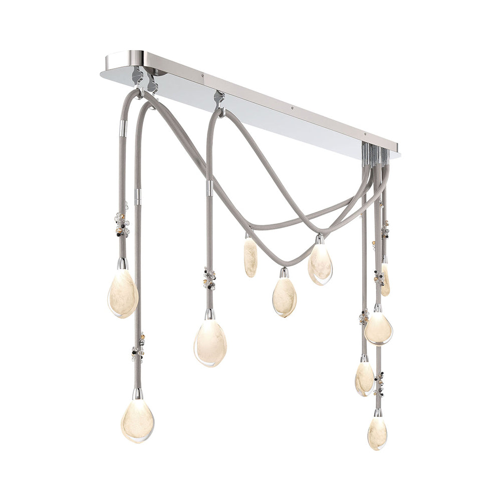Bellissima Linear LED Chandelier in Detail.