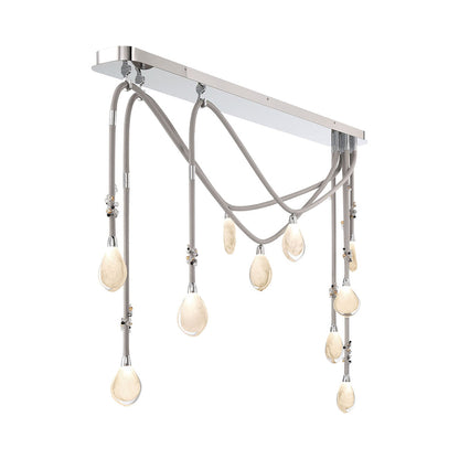 Bellissima Linear LED Chandelier in Detail.