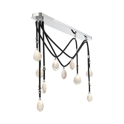 Bellissima Linear LED Chandelier in Detail.