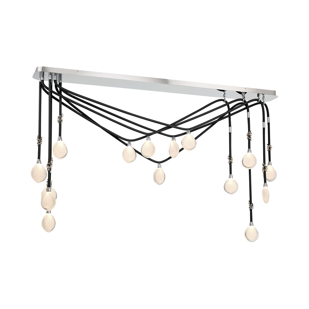 Bellissima Linear LED Chandelier in Detail.