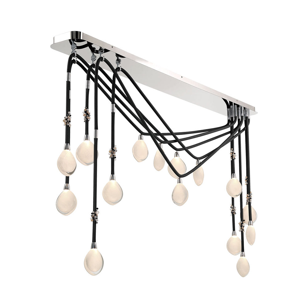 Bellissima Linear LED Chandelier in Detail.