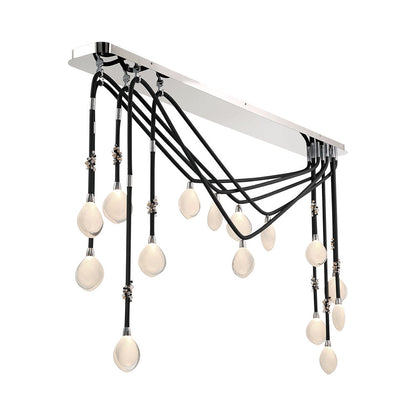 Bellissima Linear LED Chandelier in Detail.