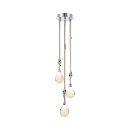 Bellissima Multi Light LED Pendant Light in Chrome.