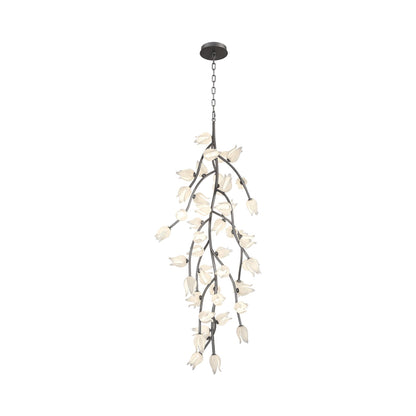 Belluno Grand LED Pendant Light in Brushed Vintage Grey (48-Light).