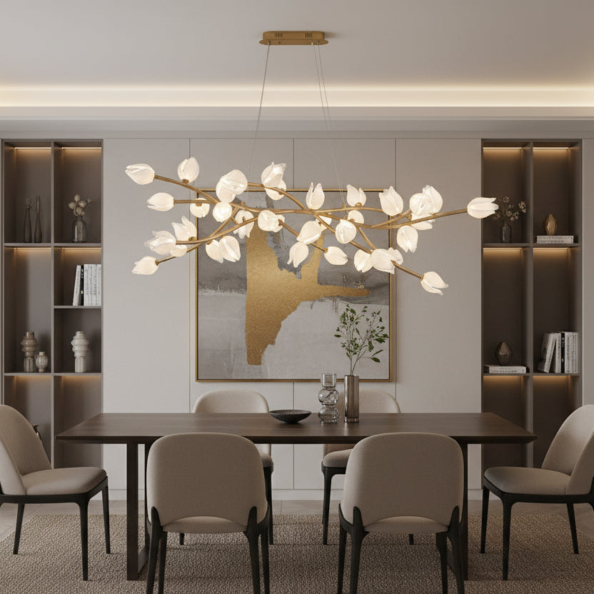 Belluno Oval LED Chandelier in Detail.
