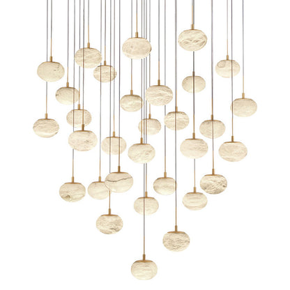 Calcolo Grand LED Chandelier in Detail.