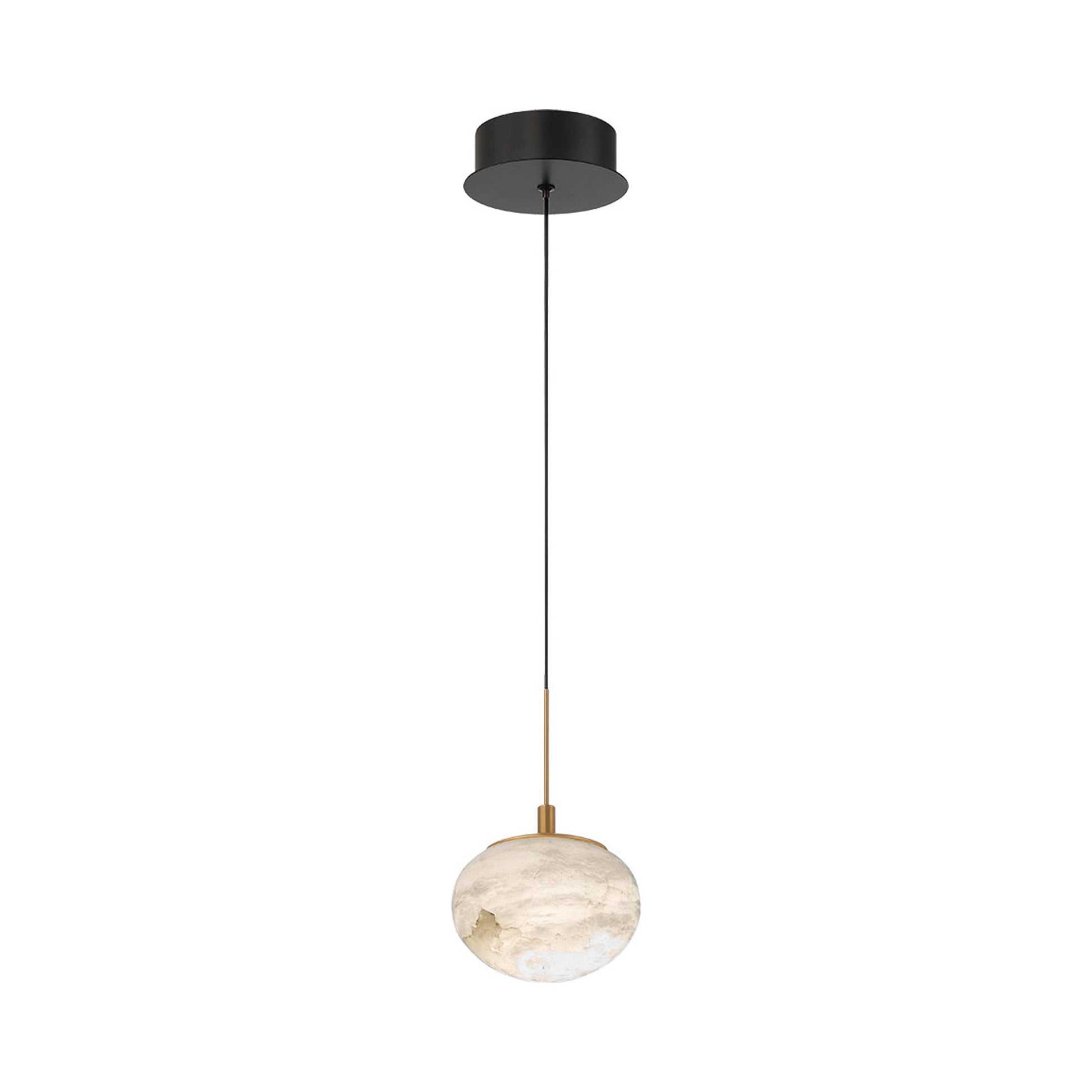 Calcolo LED Pendant Light in Matte Black.