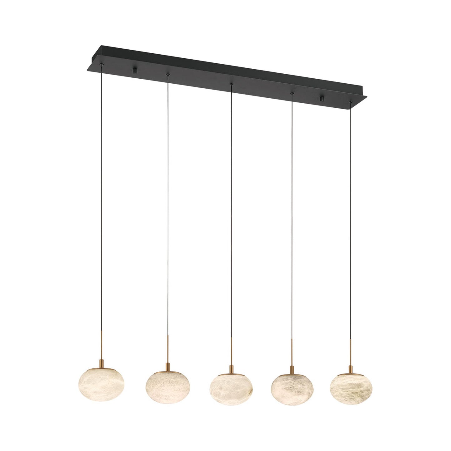 Calcolo Linear LED Chandelier in Detail.
