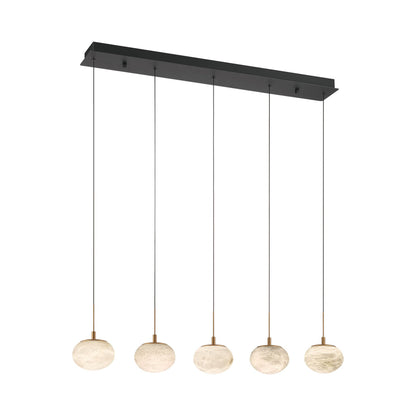 Calcolo Linear LED Chandelier in Detail.