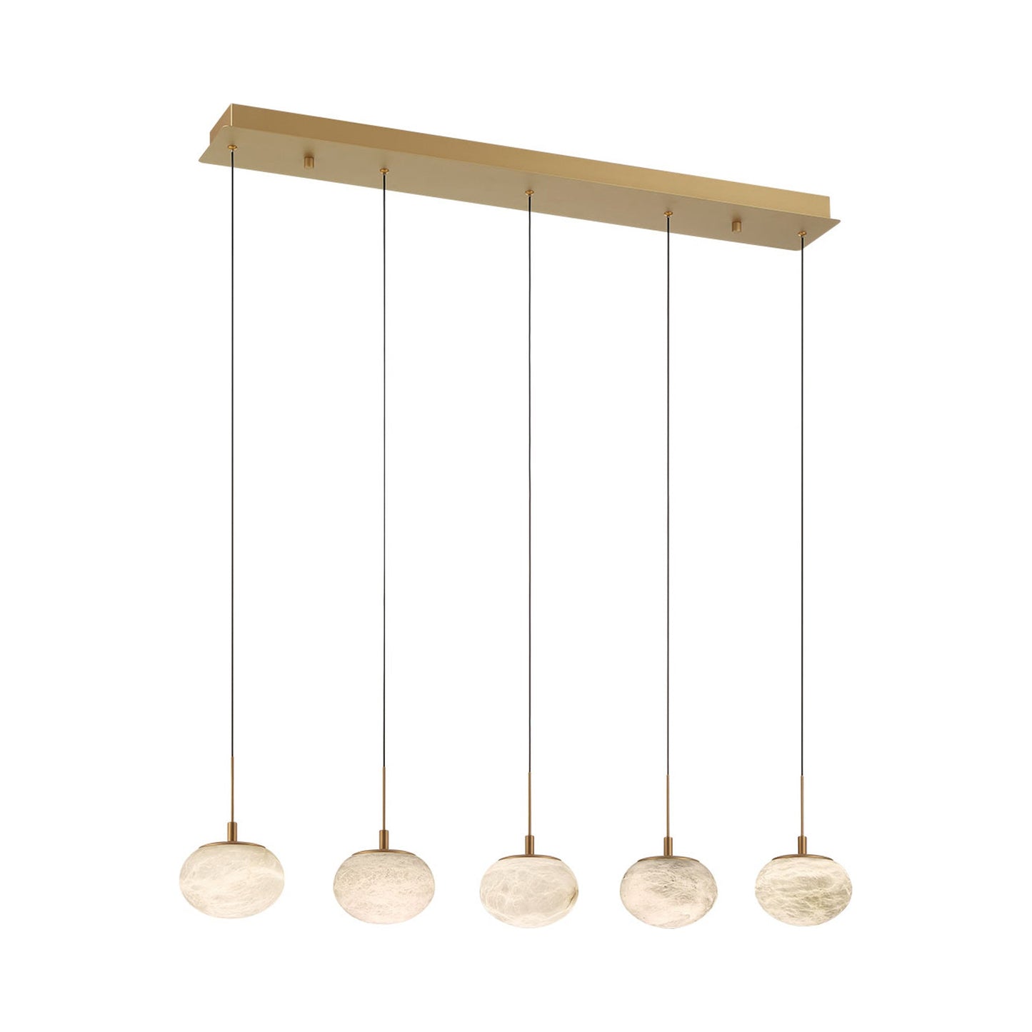 Calcolo Linear LED Chandelier in Detail.