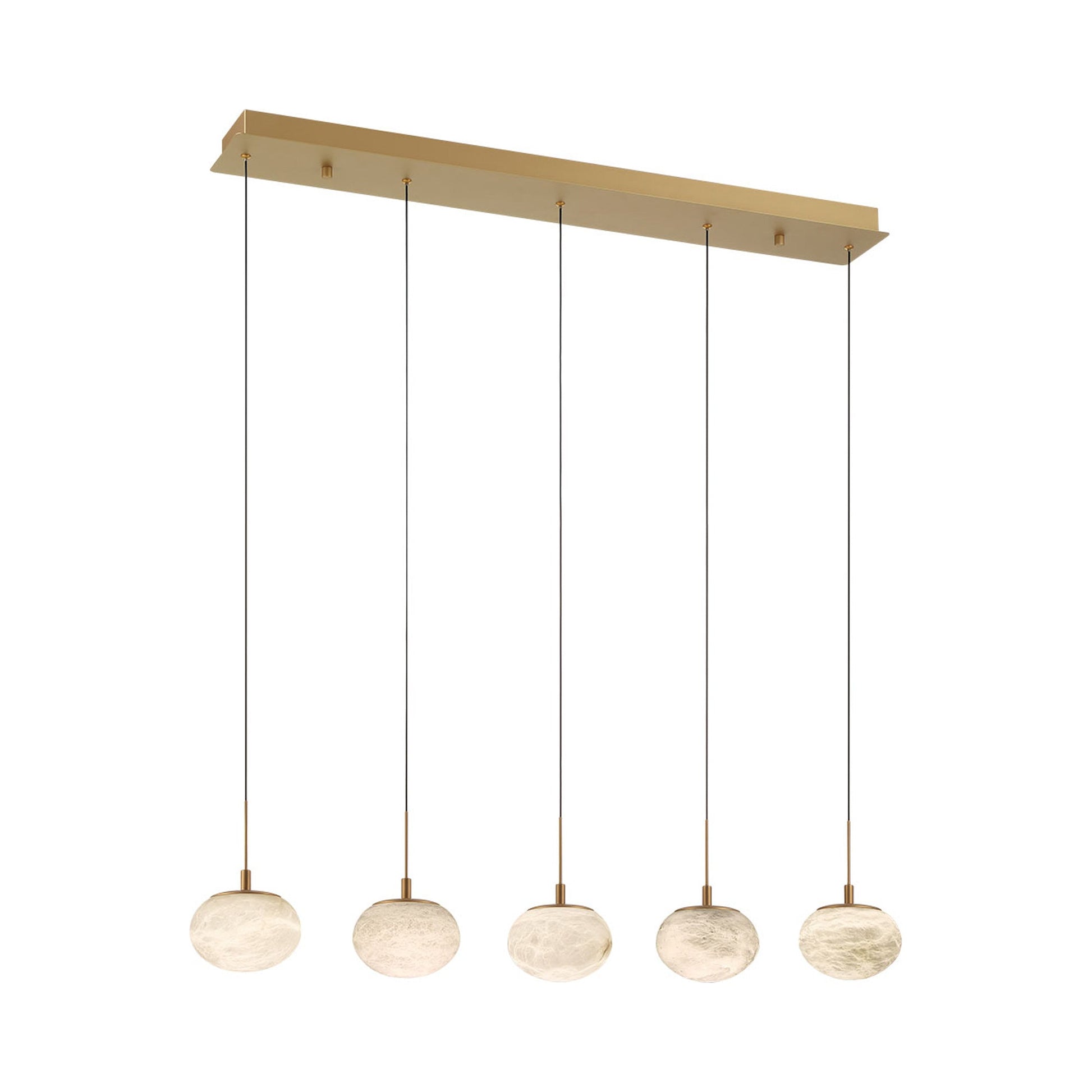 Calcolo Linear LED Chandelier in Detail.