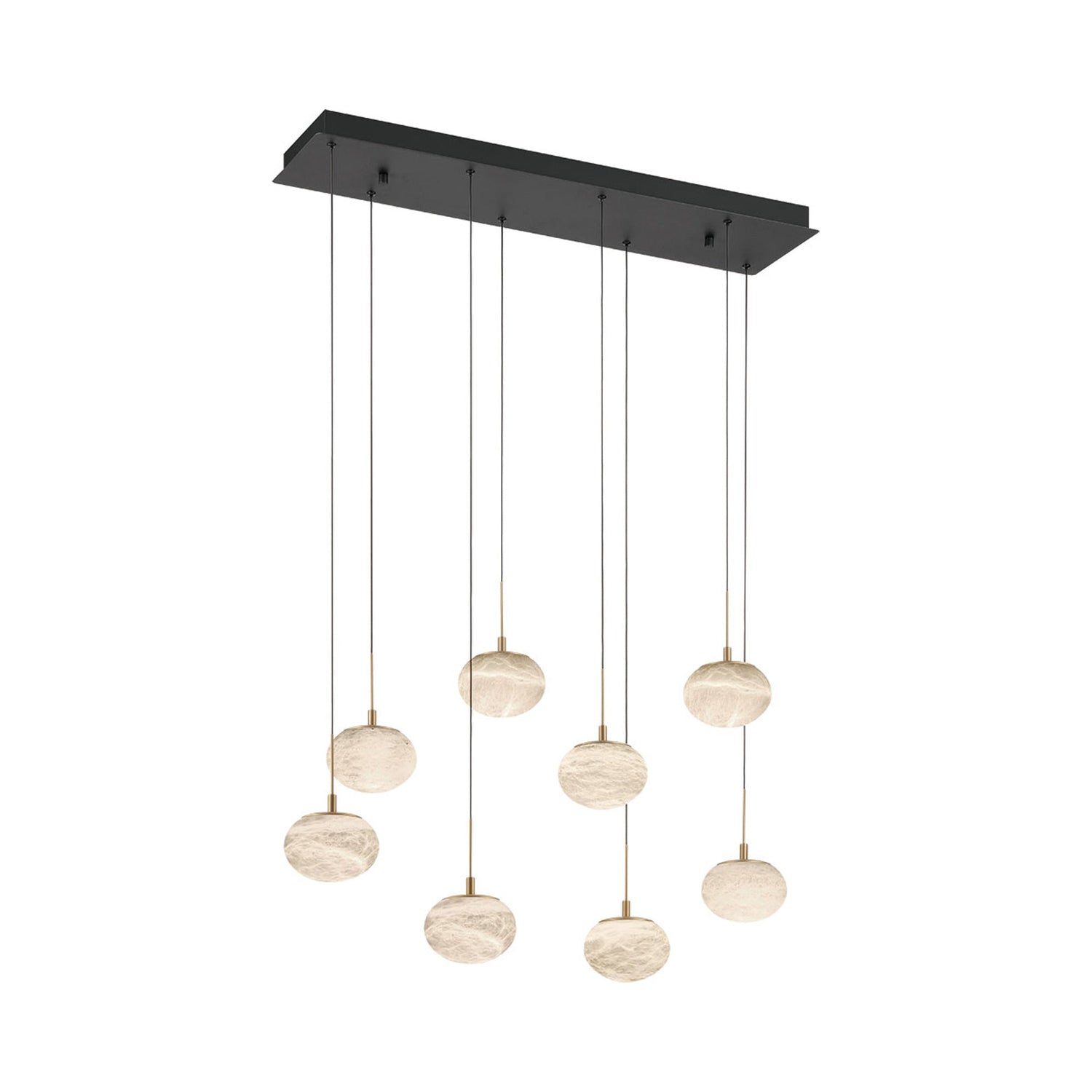 Calcolo Rectangular LED Chandelier.