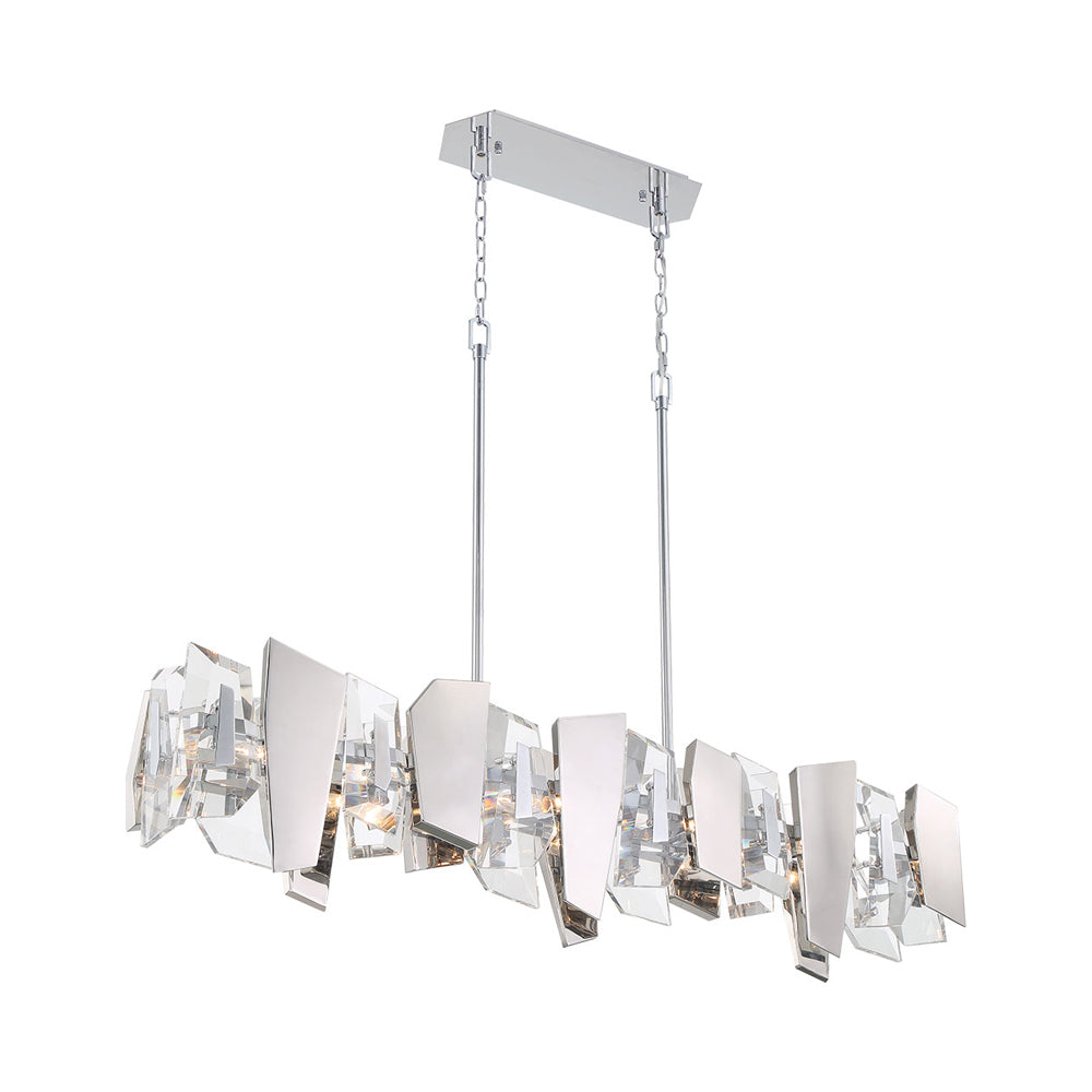 Castellana Linear Chandelier in Detail.