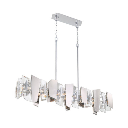 Castellana Linear Chandelier in Detail.