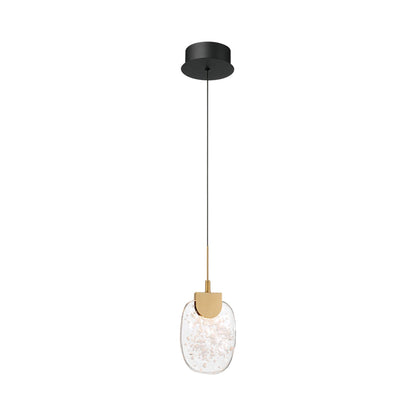 Castelo LED Pendant Light in Matte Black.