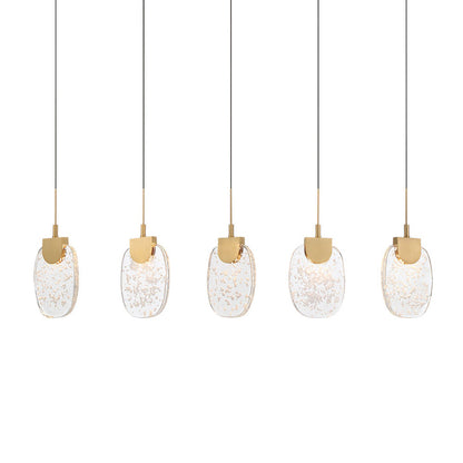 Castelo Linear LED Chandelier in Detail.