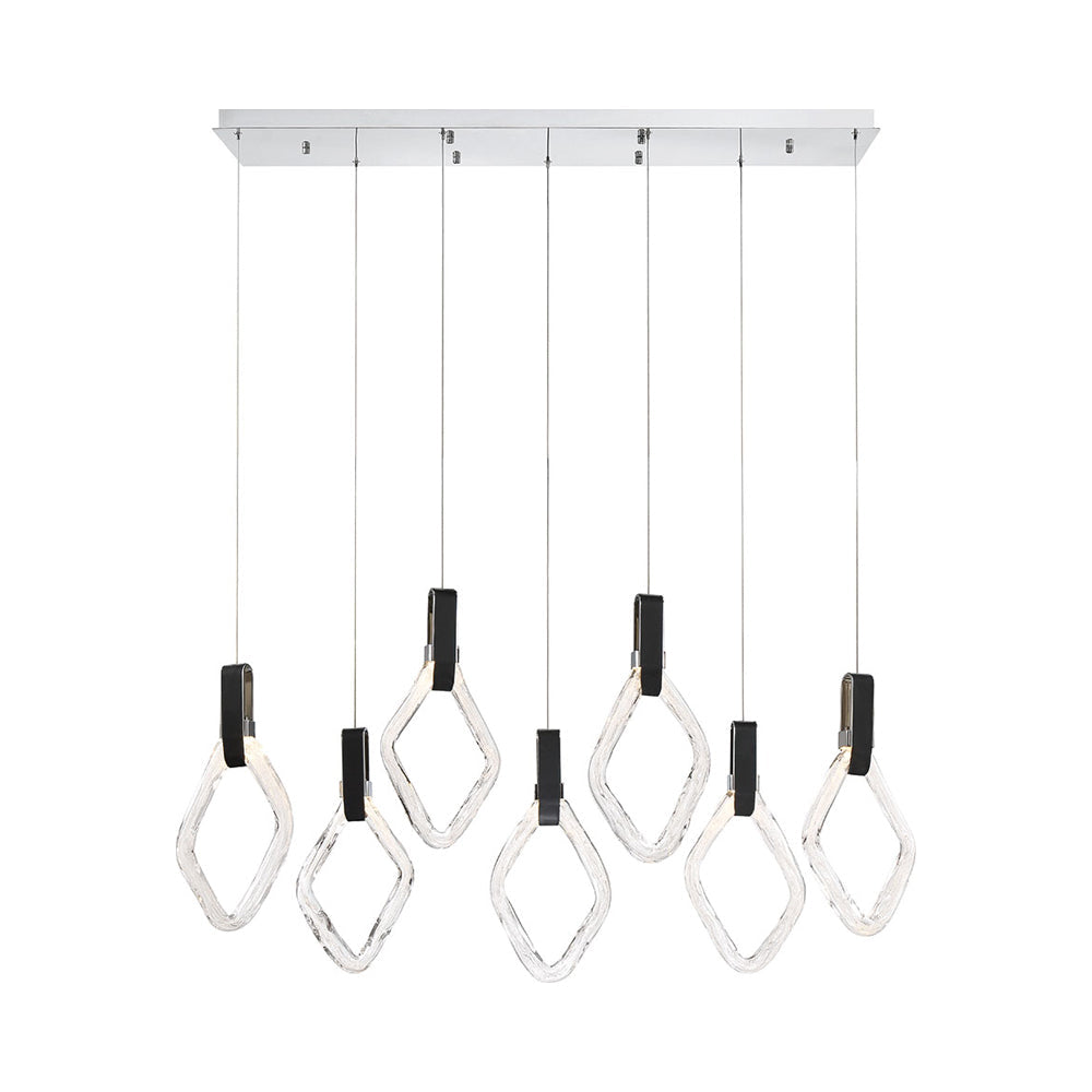 Catania Rectangular LED Chandelier.