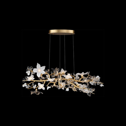 Fiori Oval LED Chandelier (26-Light).