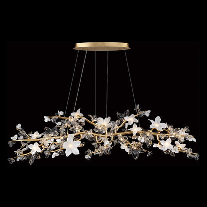 Fiori Oval LED Chandelier (47-Light).