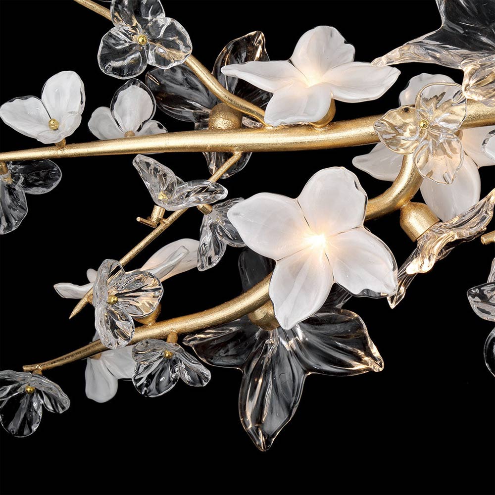 Fiori Oval LED Chandelier in Detail.