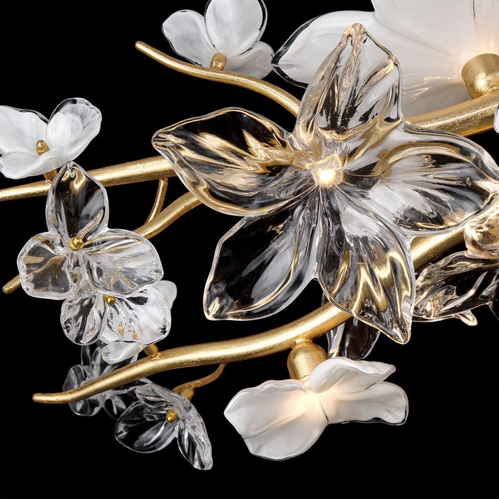 Fiori Oval LED Chandelier in Detail.