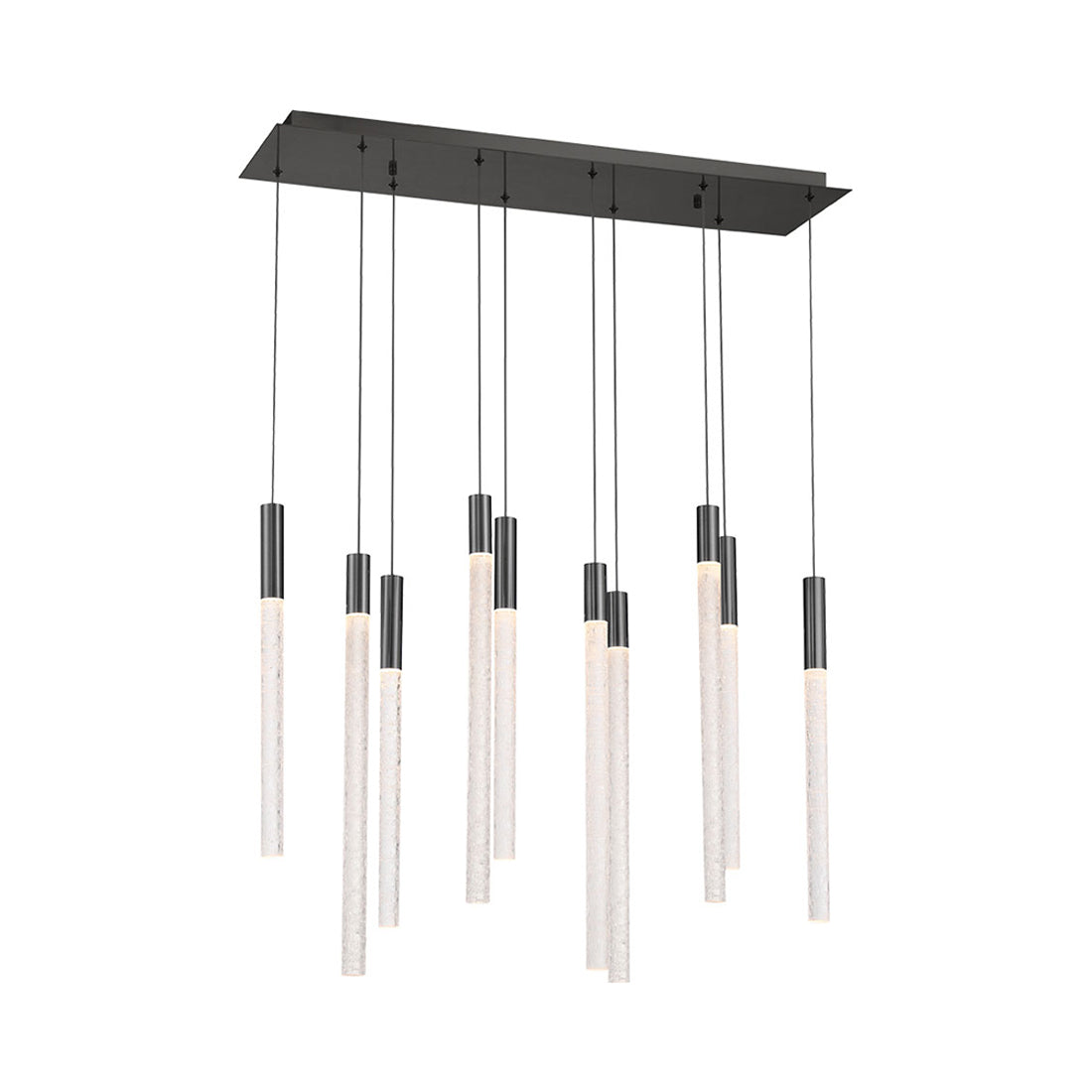 Gravina Rectangular LED Chandelier in Detail.
