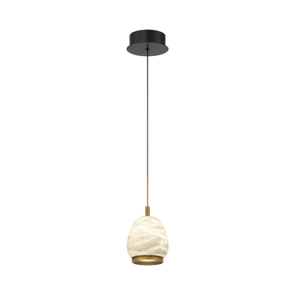 Lucidata LED Pendant Light in Matte Black.