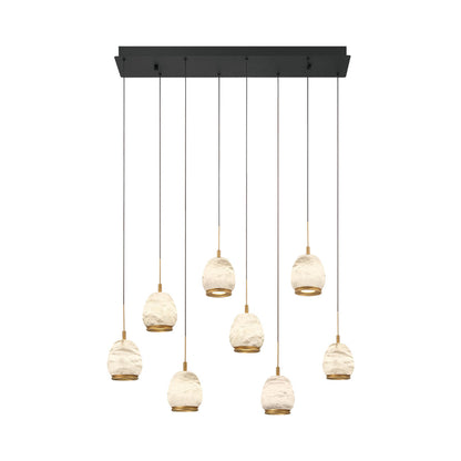 Lucidata Rectangular LED Chandelier.