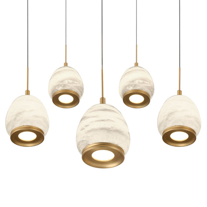 Lucidata Rectangular LED Chandelier in Detail.