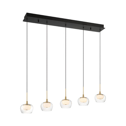 Manarola Linear LED Chandelier.
