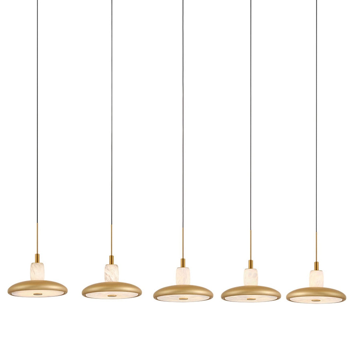 Mantova Linear LED Chandelier in Detail.