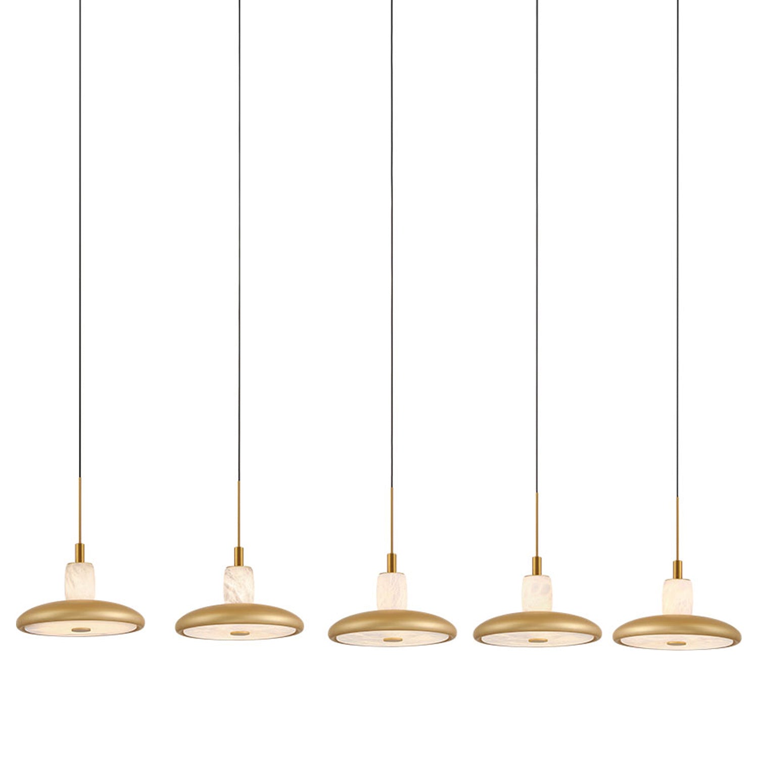 Mantova Linear LED Chandelier in Detail.