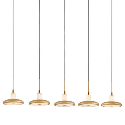 Mantova Linear LED Chandelier in Detail.