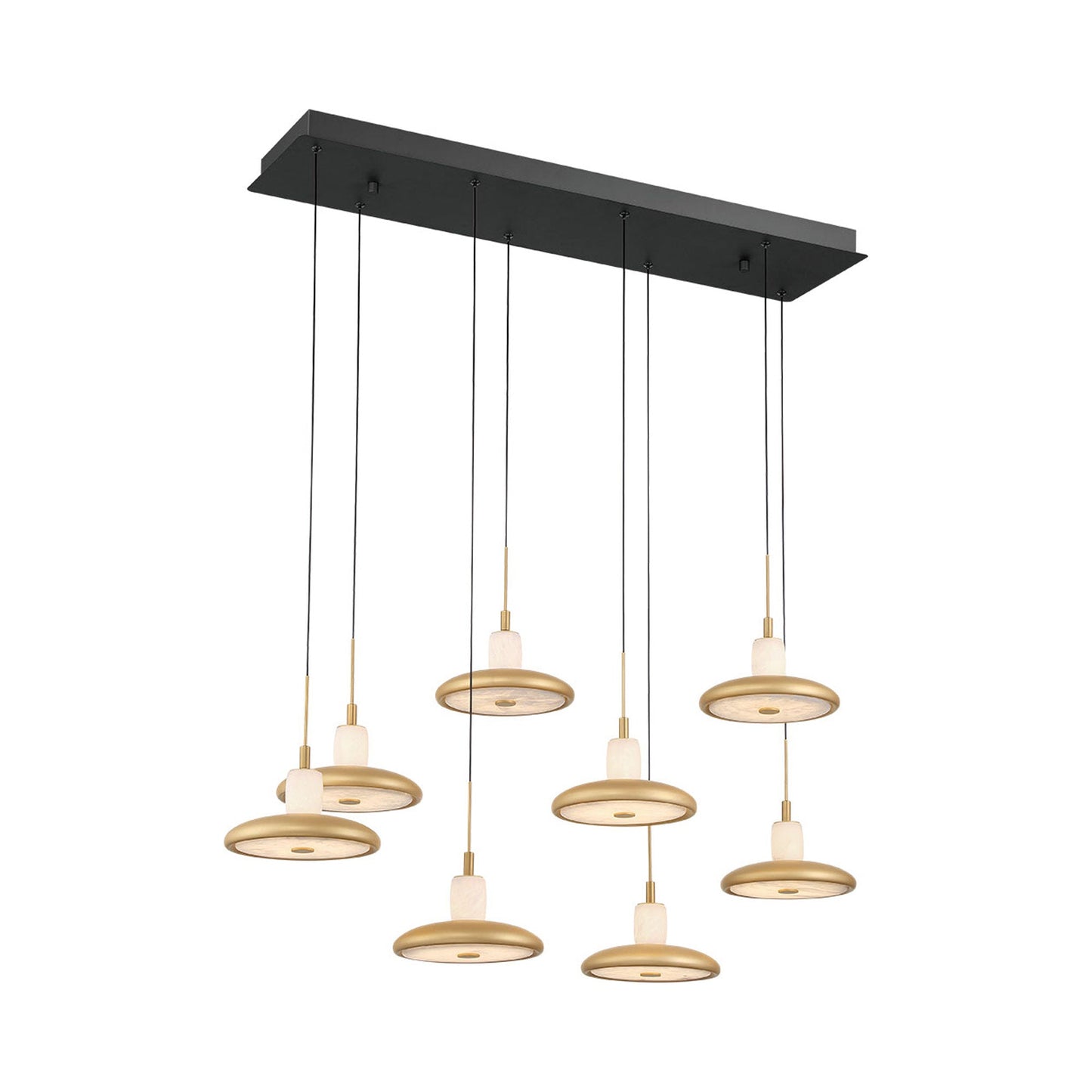 Mantova Rectangular LED Chandelier.
